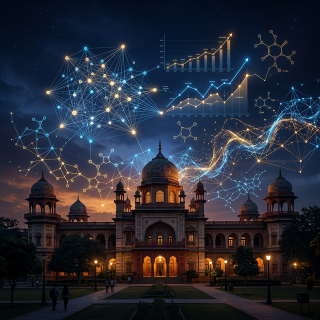 Indian university research visualization